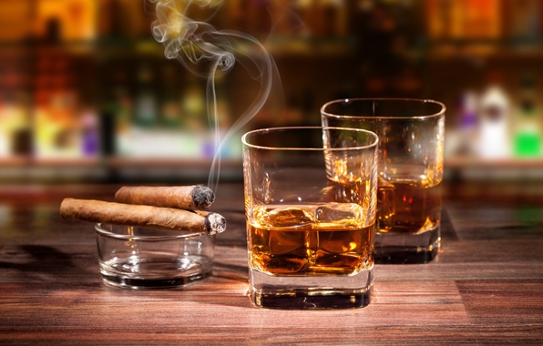 Сигары и алкоголь