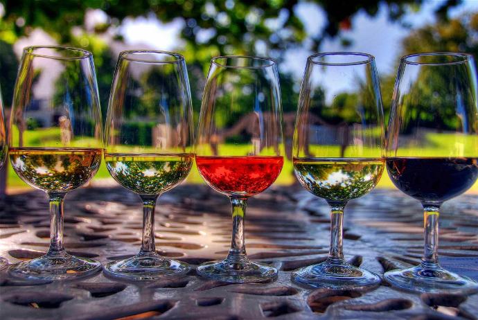Разновидность вин по цвету