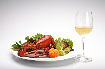 Вино и морепродукты