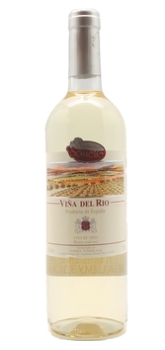 Вино столовое бело полусладкое «Vina Del Rio Vino De Mesa Blanco Seml Dulce»