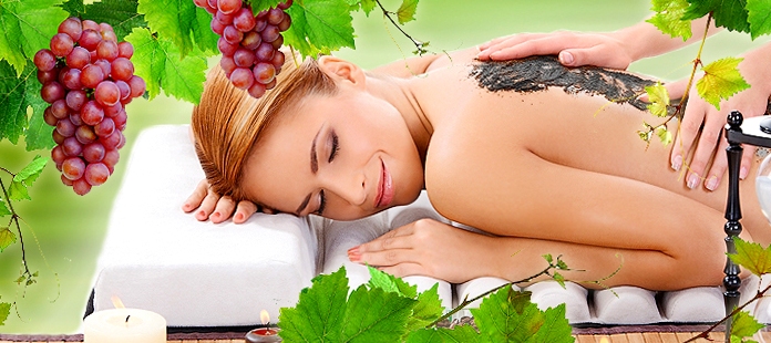 Для косметических пиллингов применяют виноградные косточки и высушенную мезгу
