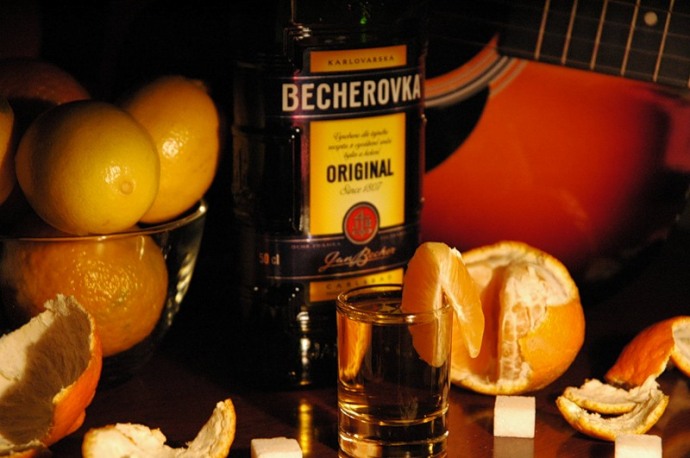 Becherovka с апельсином