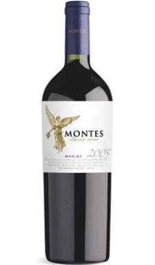 Вино красное сухое «Montes Merlot Reserva»