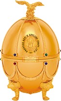 Графин-яйцо из серии Императорская коллекция золотой